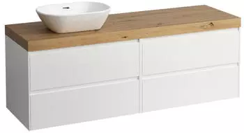 Laufen Lani Waschtischplatte wildeiche 1 Ausschnitt links, 1570x495x580mm, H4065921129991, Multicolor