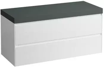 Laufen Lani Waschtischplatte verkehrsgrau 1185x495x580mm, H4055701122601, Wei&szlig; matt