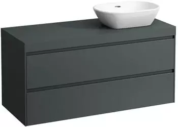 Laufen Lani Waschtischplatte verkehrsgrau 1 Ausschnitt rechts, 1185x495x580mm, H4055731122661, Verkehrsgrau