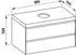 Laufen Lani Waschtischplatte wildeiche 1 Ausschnitt mittig, 985x495x580mm, H4065611122661, Verkehrsgrau