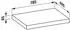 Laufen Lani Waschtischplatte, ohne Ausschnitt, 785x495x65mm, H4046501122601, Weiß matt