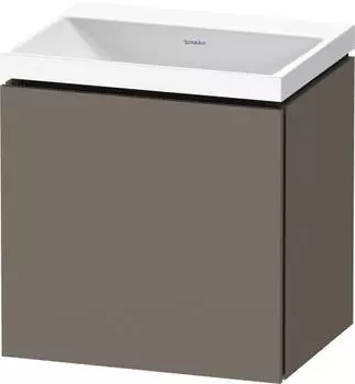 Duravit L-Cube c-shaped Badm&ouml;bel-Set 450 mm flannel grey seidenmatt/flannel grey seidenmatt (LC6949N90900000)