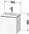 Duravit L-Cube c-shaped Badmöbel-Set 450 mm flannel grey seidenmatt/flannel grey seidenmatt (LC6949N90900000)