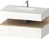 Duravit Qatego Einbauwaschtisch mit Unterbau 1000 mm mit Nischenbeleuchtung weiß supermatt (QA4786030840010)