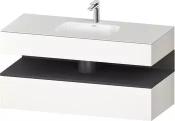 Duravit Qatego Einbauwaschtisch mit Unterbau 1200 mm wei&szlig; supermatt (QA4787049840000)
