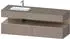 Duravit Qatego Einbauwaschtisch mit Unterbau 1600 mm mit Nischenbeleuchtung basalt matt (QA4795055430010)
