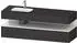 Duravit Qatego Einbauwaschtisch mit Unterbau 1600 mm mit Nischenbeleuchtung graphit supermatt (QA4795022800010)
