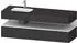 Duravit Qatego Einbauwaschtisch mit Unterbau 1600 mm mit Nischenbeleuchtung graphit supermatt (QA4795018800010)