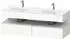 Duravit Qatego Einbauwaschtisch mit Unterbau 1600 mm weiß hochglanz (QA4797018220000)