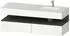 Duravit Qatego Einbauwaschtisch mit Unterbau 1600 mm weiß supermatt (QA4796049840000)