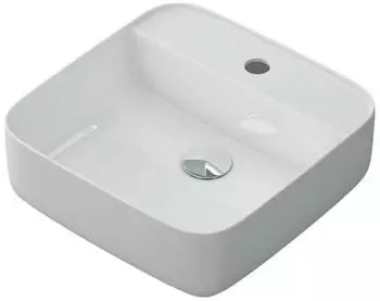 doporro Br&uuml;ssel107 Aufsatzwaschbecken Keramik 500x400x135mm wei&szlig; gl&auml;nzend (4250755334196)