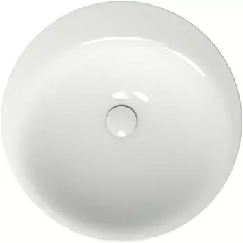 Bette BetteLux Oval Einbau-Waschtisch rund ⌀50cm ohne &Uuml;berlauf Graphit (A220404HLW1PW)