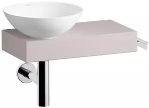 Laufen PICCOLO NOVO Waschplatz mit Beckenmulde links, rechteckig, 55.5cm, oyster matt (H561PN47081111)