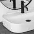 Rea Verona Aufsatzwaschbecken, Weiß (REA-U3325)