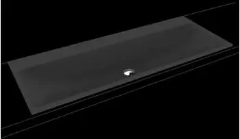 Kaldewei Silenio Einbauwaschtisch 120x46cm Perl-Effekt schwarz matt (907906313676)