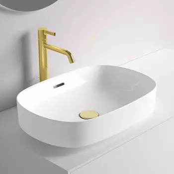 Ideal Standard Linda-X Aufsatzwaschtisch 55cm ohne Hahnloch mit &Uuml;berlauf (T4401MA)