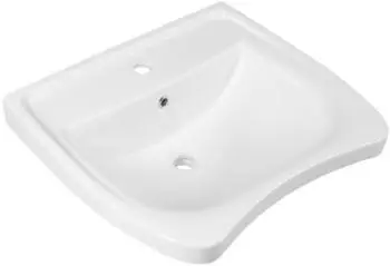 Sapho Disabled Keramik-Waschtisch für Behinderte 60x55cm, weiß (5160)