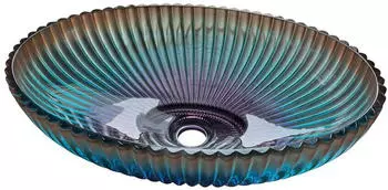 doporro Aufsatzwaschbecken Glas oval (M4)