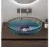 doporro Aufsatzwaschbecken Glas oval (M4)