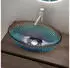 doporro Aufsatzwaschbecken Glas oval (M4)