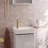 Hansgrohe Xelu Q Handwaschbecken 36x25cm Hahnloch links SmartClean weiß (61085450)