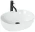 Rea Amelia Aufsatzwaschbecken Oval 48x34,5cm Weiß (REA-U0416)