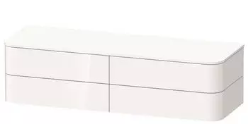 Duravit HP031HL2222 Konsole m.1 Aus.HappyD2+1,6x160x55cm wei&szlig;