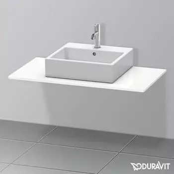 Duravit XSquare Konsole f&uuml;r 1 Aufsatz-/Einbauwaschtisch XS060E02222