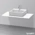 Duravit XSquare Konsole für 1 Aufsatz-/Einbauwaschtisch XS060E02222