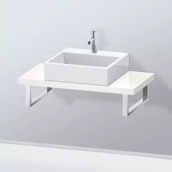 Duravit L-Cube Konsole f&uuml;r 1 Aufsatz-/Einbauwaschtisch Compact LC100C02222#80