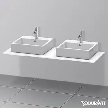 Duravit XSquare Konsole f&uuml;r 2 Aufsatz-/Einbauwaschtische XS063GB2222