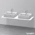 Duravit XSquare Konsole für 2 Aufsatz-/Einbauwaschtische XS063GB2222