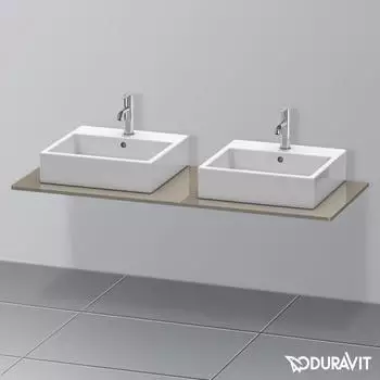 Duravit XSquare Konsole f&uuml;r 2 Aufsatz-/Einbauwaschtische XS063GB8989
