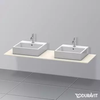 Duravit XSquare Konsole f&uuml;r 2 Aufsatz-/Einbauwaschtische XS063HB9191