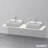 Duravit XSquare Konsole für 2 Aufsatz-/Einbauwaschtische XS063HB9191