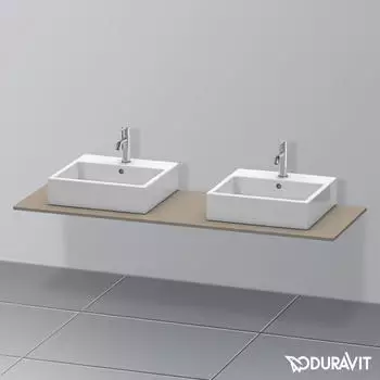 Duravit XSquare Konsole f&uuml;r 2 Aufsatz-/Einbauwaschtische XS063HB9090