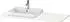 Duravit Happy D.2 Plus Konsole mit Ausschnitt links 1,6x130x55 cm weiß supermatt (HP031KL8484)