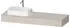 Duravit Qatego Konsolen mit Ausschnitt links 160x55 cm taupe matt (QA4806091910000)