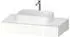 Duravit Qatego Konsolen mit Ausschnitt mittig 100x55 cm weiß hochglanz (QA4801022220000)