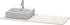 Duravit XSquare Konsole 140 cm mit einem Ausschnitt links taupe supermatt (Dekor) (XS060GL8383)