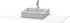 Duravit XSquare Konsole 140 cm mit einem Ausschnitt mittig nachtblau seidenmatt (Lack) (XS060GM9898)