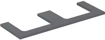 Geberit ONE Ausschnitt 2-fach f&uuml;r Aufsatzwaschtisch 135 cm Lava, mattlackiert (505.286.00.3)