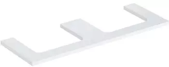 Geberit ONE Ausschnitt 2-fach f&uuml;r Aufsatzwaschtisch 135 cm wei&szlig; lackiert hochgl&auml;nzend (505.286.00.1)