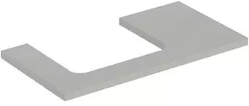 Geberit ONE Ausschnitt links f&uuml;r Aufsatzwaschtisch 90 cm greige (505.303.00.7)