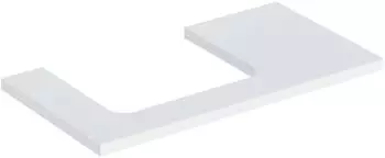 Geberit ONE Ausschnitt links f&uuml;r Aufsatzwaschtisch 90 cm wei&szlig; / matt (505.303.00.2)