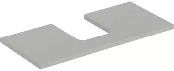 Geberit ONE Ausschnitt mittig f&uuml;r Aufsatzwaschtisch Schalenform 105 cm greige (505.274.00.7)