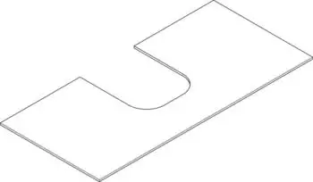 Hansgrohe Xevolos E Konsole 118x55 cm mit Ausschnitt mittig 50 oder 60x48 cm sandbeige matt