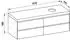 Laufen Lani Waschtischplatte wildeiche 1 Ausschnitt rechts, 1570x495x580mm, H4065931122661, Verkehrsgrau