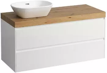 Laufen Lani Waschtischplatte wildeiche 1 Ausschnitt links, 1185x495x580mm, H4065721129991, Multicolor