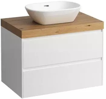 Laufen Lani Waschtischplatte wildeiche 1 Ausschnitt mittig, 785x495x580mm, H4065511129991, Multicolor